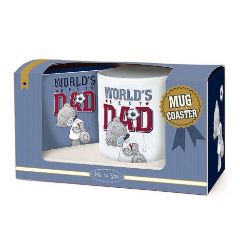 World's Best Dad Me to You Bear Mug & Coaster Gift Set £7.99